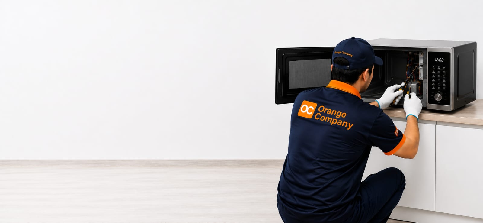 Microwave oven repair banner